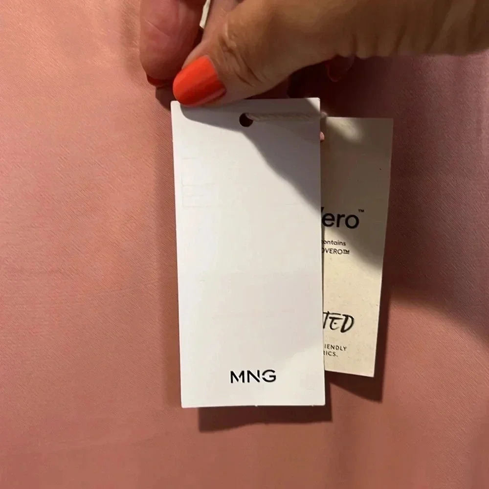 Mango MNG Blush Pink Midi or Maxi slip dress size small - Picture 10 of 16